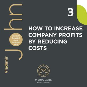 HOW TO INCREASE COMPANY PROFITS BY REDUCING COSTS – okładka audiobooka, autor Vladimír John
