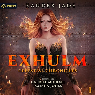 Exhulm – omslag til lydbogen af Xander Jade