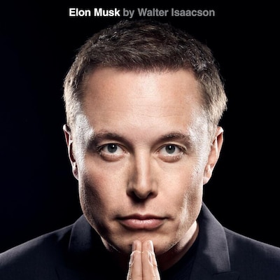 Elon Musk – okładka audiobooka, autor Walter Isaacson