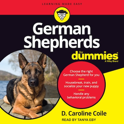 German Shepherds for Dummies – omslag til lydbogen af D. Caroline Coile, PhD