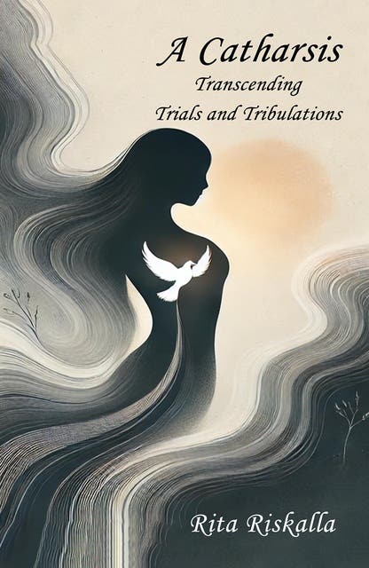 A Catharsis: Transcending Trials and Tribulations – omslag til lydbogen af Rita Riskalla
