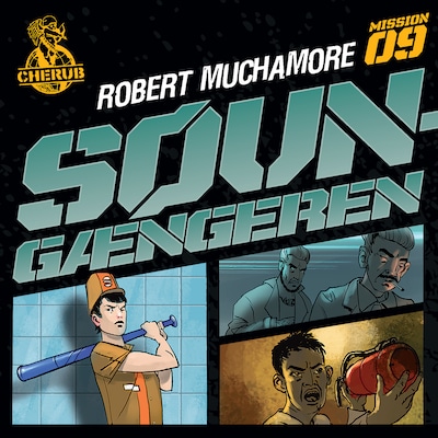 Cherub 9 - Søvngængeren – omslag til lydbogen af Robert Muchamore