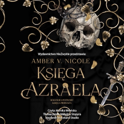 Księga Azraela – okładka audiobooka, autor Amber V. Nicole