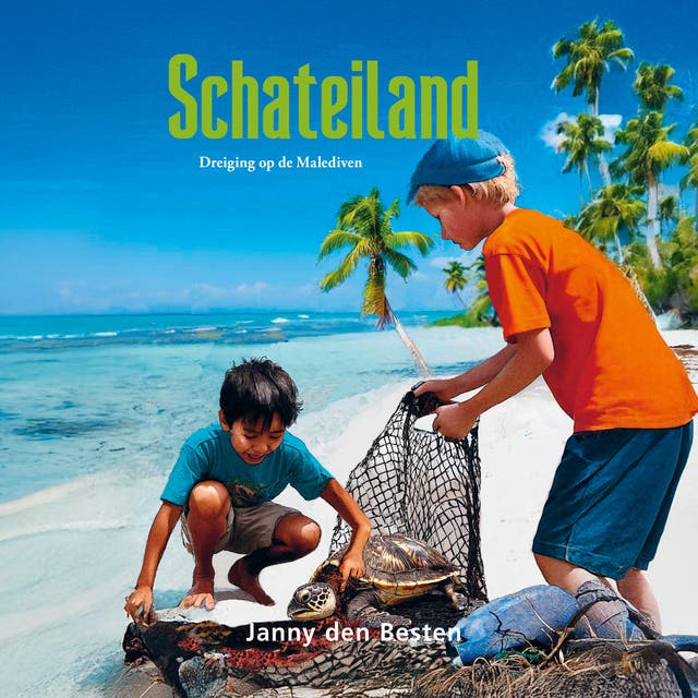 Schateiland: Dreiging op de Malediven – omslag van het luisterboek van Janny den Besten
