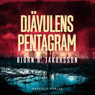 Djävulens pentagram – omslag till ljudboken av Björn B. Jakobsson