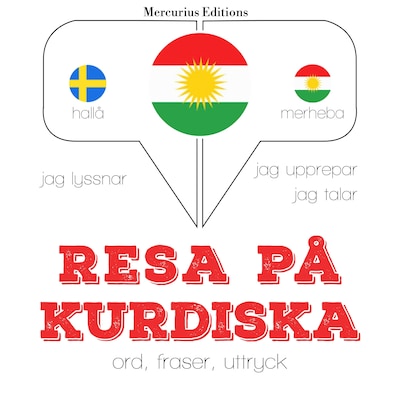 Resa på kurdiska – omslag till ljudboken av JM Gardner