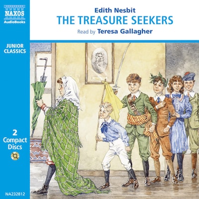 The Treasure Seekers – omslag til lydbogen af Edith Nesbit