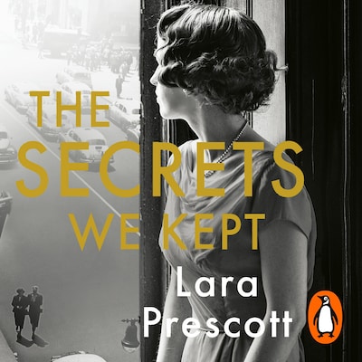 The Secrets We Kept – omslag til lydbogen af Lara Prescott