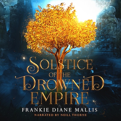 Solstice of the Drowned Empire – omslag til lydbogen af Frankie Diane Mallis