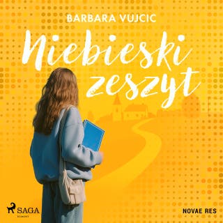 Niebieski zeszyt – okładka audiobooka, autor Barbara Vujcic