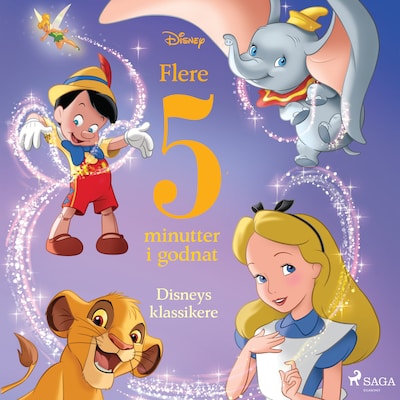 Flere fem minutter i godnat - Disneys klassikere – omslag til lydbogen af Disney