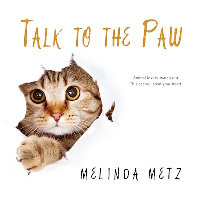 Talk to the Paw – omslag til lydbogen af Melinda Metz