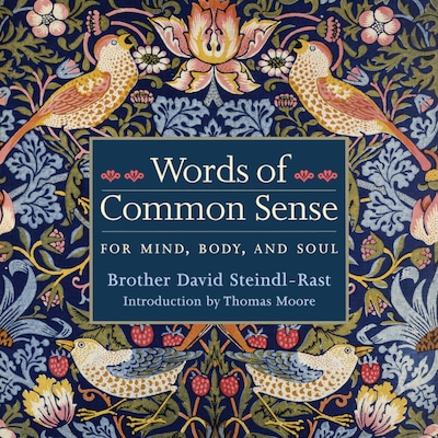 Words of Common Sense – omslag til lydbogen af Brother David Steindl-Rast