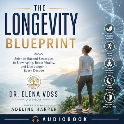 The Longevity Blueprint – omslag til lydbogen af Voss Dr. Elena