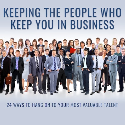 Keeping the People Who Keep You in Business – omslag til lydbogen af Leigh Branham
