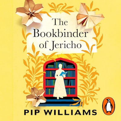 The Bookbinder of Jericho – omslag til lydbogen af Pip Williams