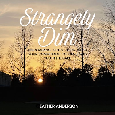 STRANGELY DIM – omslag til lydbogen af Heather Anderson
