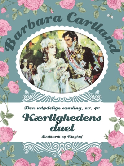 Kærlighedens duel – omslag til lydbogen af Barbara Cartland