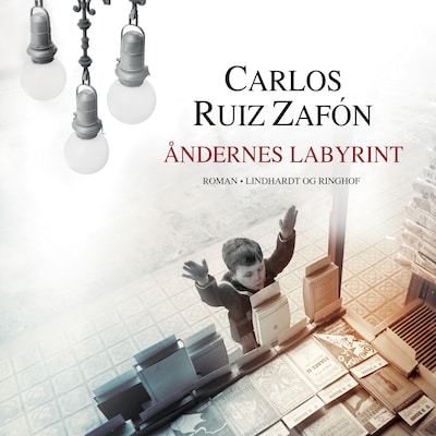 Åndernes labyrint – omslag til lydbogen af Carlos Ruiz Zafón