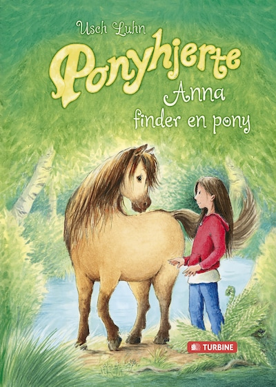 Ponyhjerte – Anna finder en pony – omslag til lydbogen af Usch Luhn