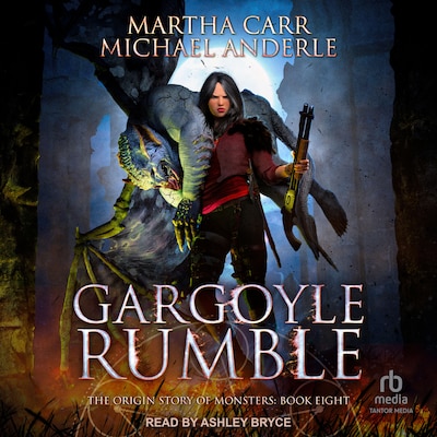 Gargoyle Rumble – omslag til lydbogen af Martha Carr, Michael Anderle