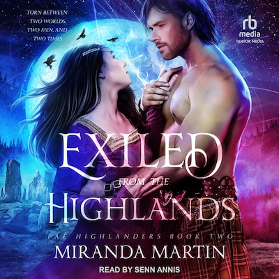 Exiled From the Highlands – omslag til lydbogen af Miranda Martin