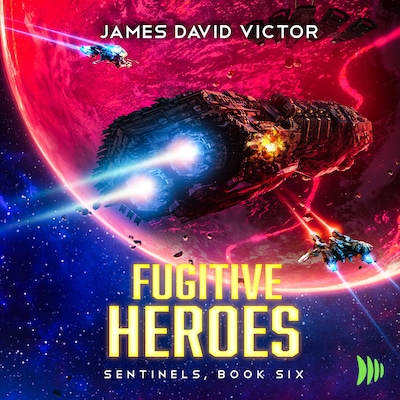 Fugitive Heroes – omslag til lydbogen af James David Victor