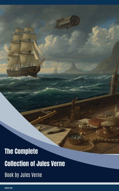 The Complete Collection of Jules Verne – omslag til lydbogen af Jules Verne