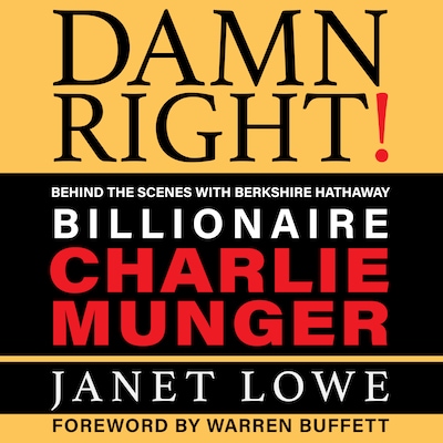 Damn Right – omslag til lydbogen af Janet Lowe