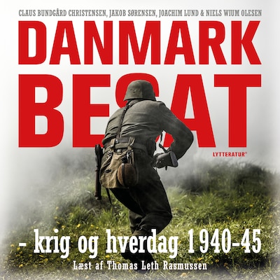 Danmark besat – omslag til lydbogen af Claus Bundgård Christensen m.fl.