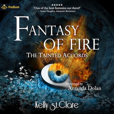 Fantasy of Fire – omslag til lydbogen af Kelly St. Clare