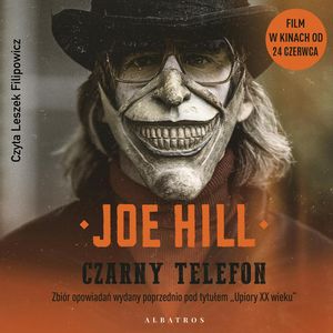 Czarny telefon – okładka audiobooka, autor Joe Hill