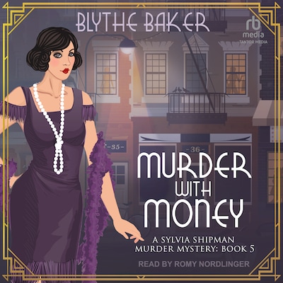 Murder With Money – omslag til lydbogen af Blythe Baker