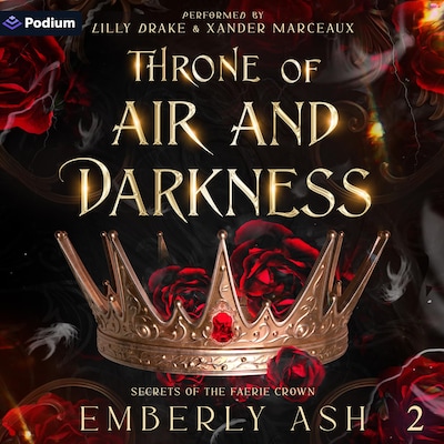 Throne of Air and Darkness – omslag til lydbogen af Emberly Ash