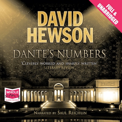Dante's Numbers – omslag til lydbogen af David Hewson