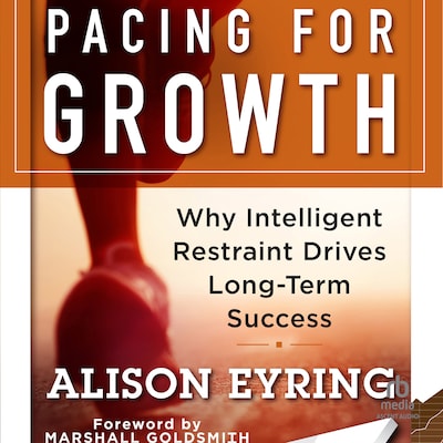 Pacing for Growth – omslag til lydbogen af Alison Eyring