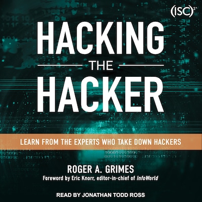 Hacking the Hacker – omslag til lydbogen af Roger A. Grimes