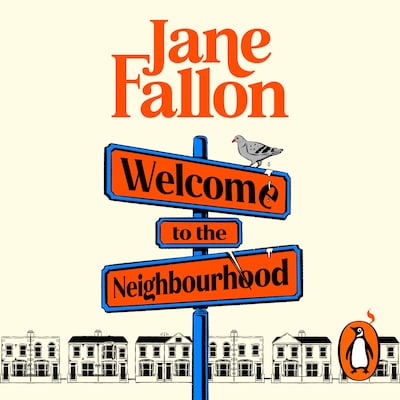 Welcome to the Neighbourhood – omslag til lydbogen af Jane Fallon