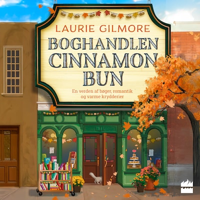 Boghandlen Cinnamon Bun – omslag til lydbogen af Laurie Gilmore