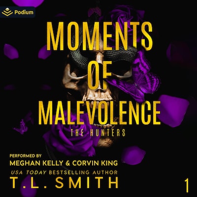 Moments of Malevolence – omslag til lydbogen af T.L. Smith