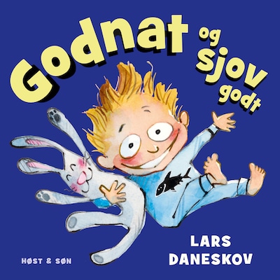 Godnat og sjov godt – omslag til lydbogen af Lars Daneskov