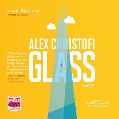 Glass – omslag til lydbogen af Alex Christofi