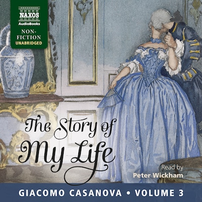 The Story of My Life, Volume 3 – omslag til lydbogen af Giacomo Casanova