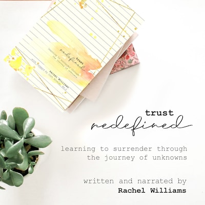 Trust Redefined – omslag til lydbogen af Rachel Williams