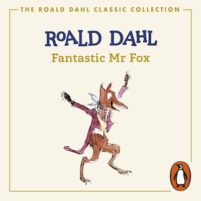 Fantastic Mr Fox – omslag til lydbogen af Roald Dahl