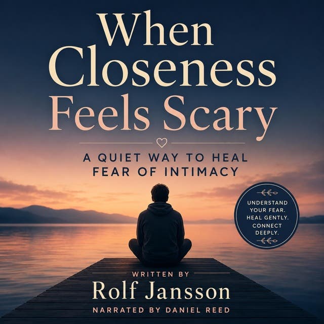 When Closeness Feels Scary: A Quiet Way to Heal Fear of Intimacy – omslag til lydbogen af Rolf Jansson