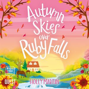 Autumn Skies over Ruby Falls – okładka audiobooka, autor Holly Martin