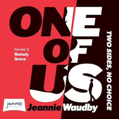 One of Us – omslag til lydbogen af Jeannie Waudby