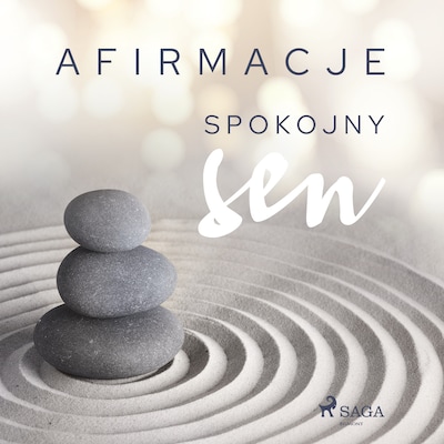 Afirmacje – Spokojny sen – okładka audiobooka, autor Maxx-audio