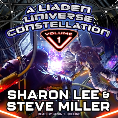 A Liaden Universe Constellation - Volume 1 – omslag til lydbogen af Sharon Lee, Steve Miller